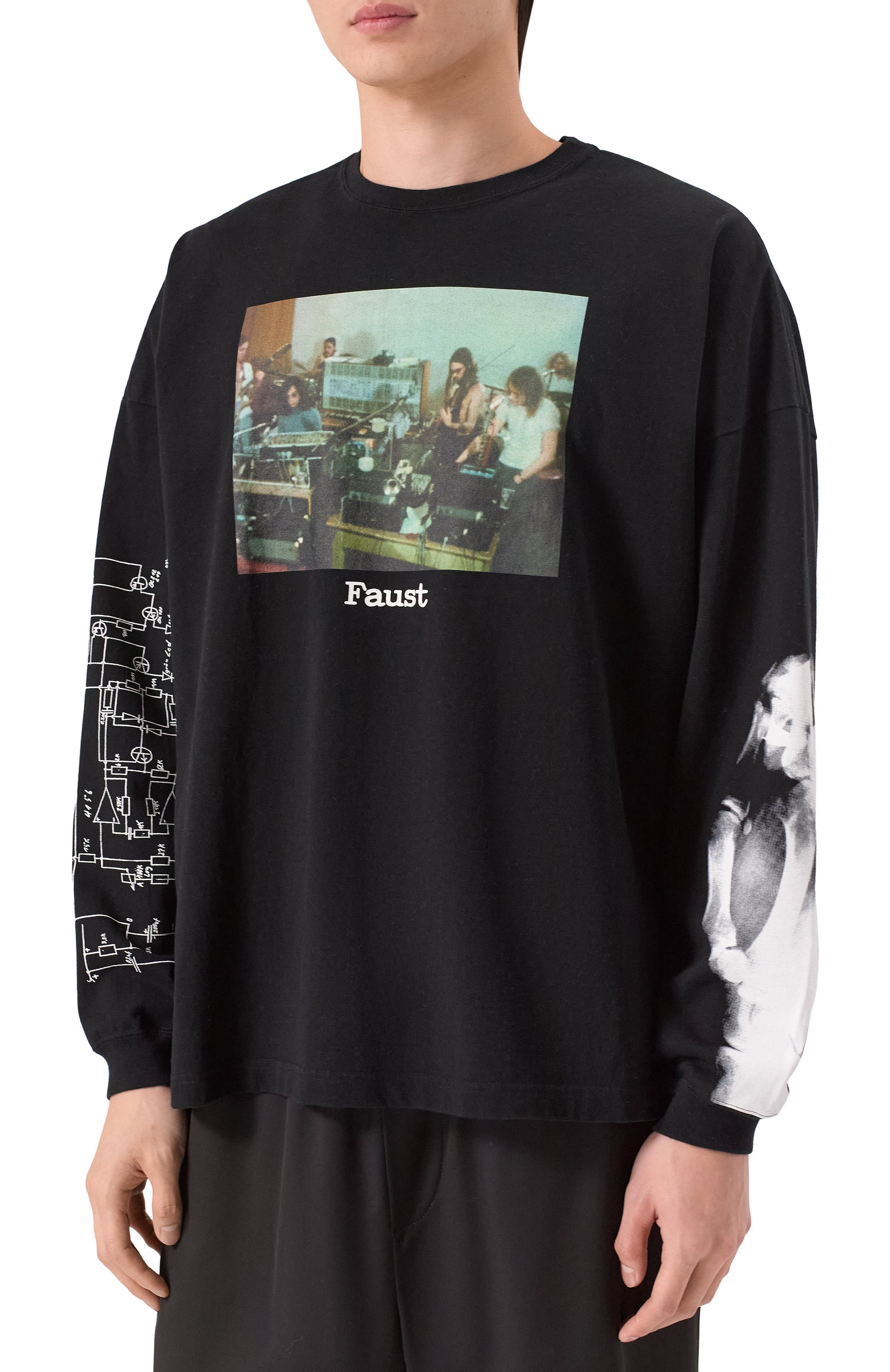 Хлопковый лонгслив UNDERCOVER, арт. UC2E4814-1, фото 3