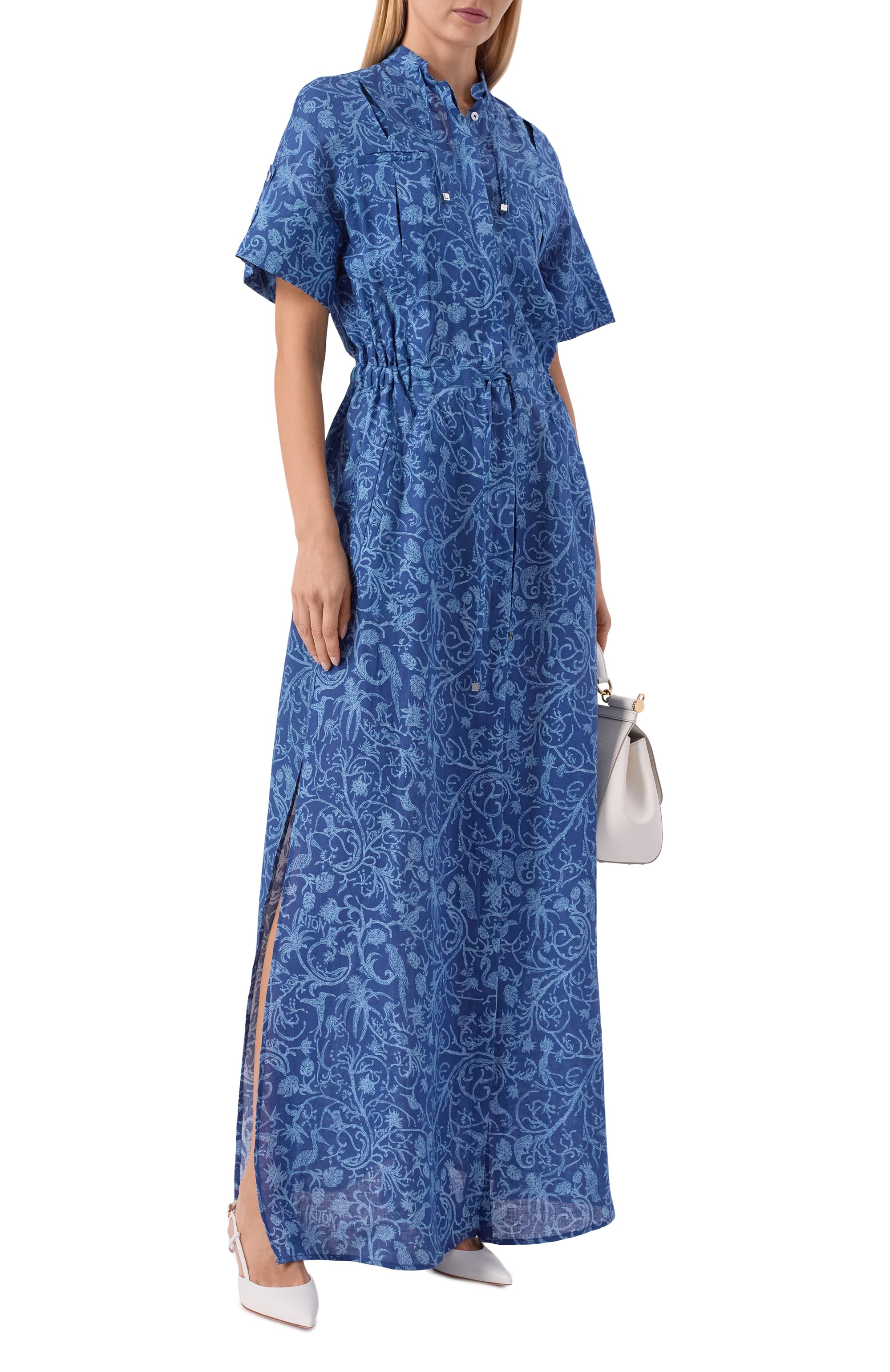 Льняное платье KITON, арт. D53333H09717, фото 2