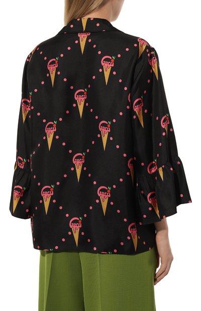 Шелк�овая блузка GUCCI, арт. 732463/ZAL41, фото 4