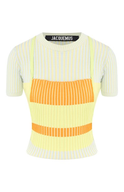 Топ из смеси вискозы и хлопка JACQUEMUS, арт. 201KN34/48521, фото 1