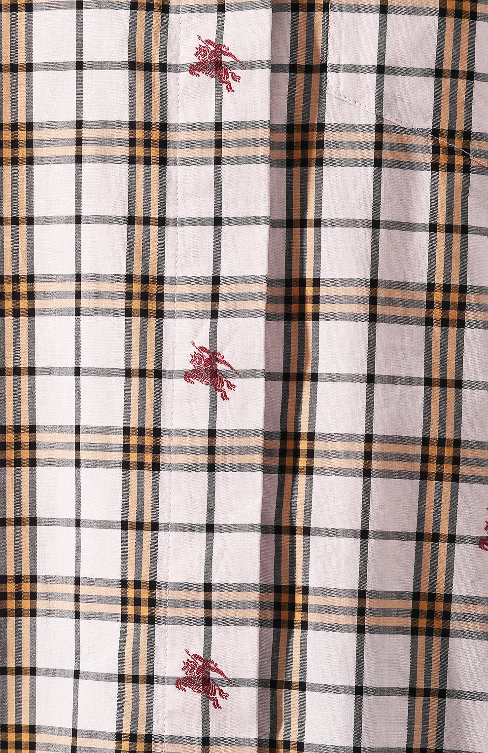 Хлопковая рубашка BURBERRY, арт. 8007640, фото 5