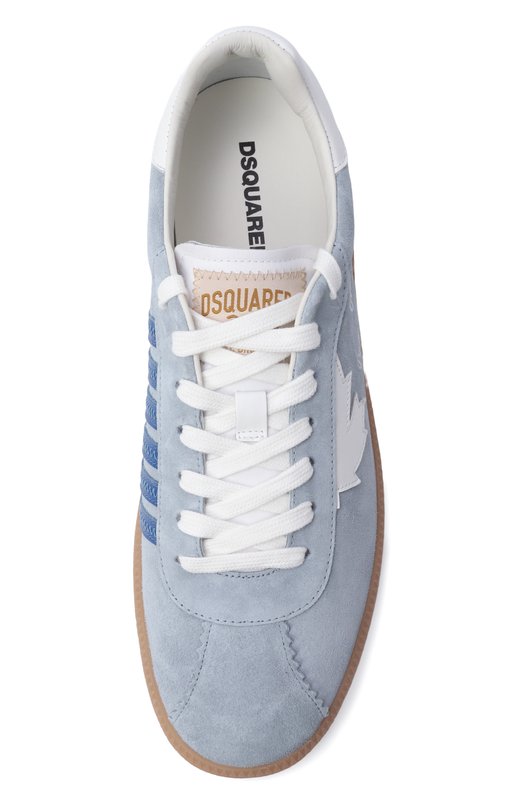 Замшевые кеды Rebels Dsquared2 SNM0468/23808702 Голубой  SNM0468/23808702 Фото 6