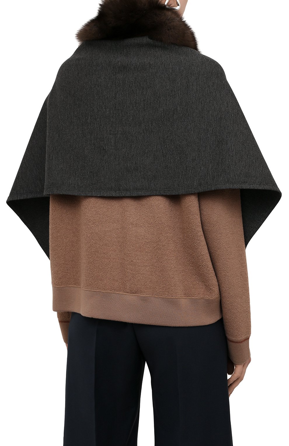 Капюшон с мехом соболя VICTORIA KUSENKOVA, арт. 199303586548, фото 4