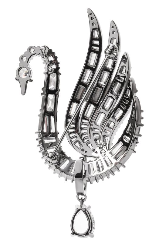 Подвеска-брошь Swan Swarovski 5723411 Серебряный  5723411 Фото 6