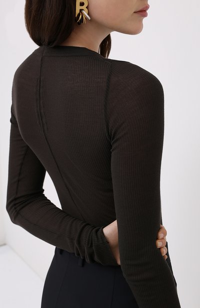 Пуловер из вискозы и шелка RICK OWENS, арт. RP20F2202/RC, фото 4