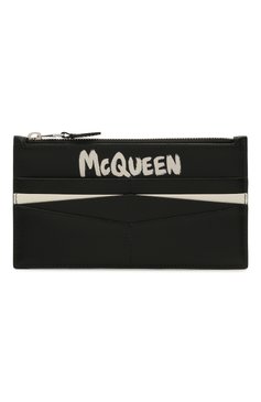 Женские кожаное портмоне ALEXANDER MCQUEEN черного цвета, арт. 658451/1AAC7 | Фото 1 (Кросс-КТ: другое; Материал: Натуральная кожа; Нос: Не проставлено; Материал сплава: Проставлено)