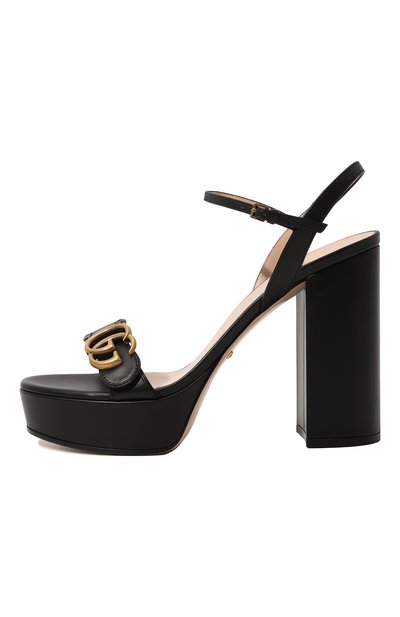 Кожаные босоножки marmont GUCCI, арт. 573021 A3N00, фото 4