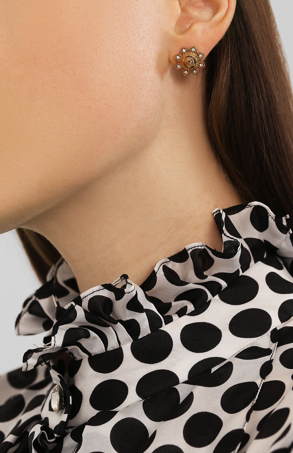 Серьги medusa flower VERSACE, арт. DG2H398/DJMX, фото 2