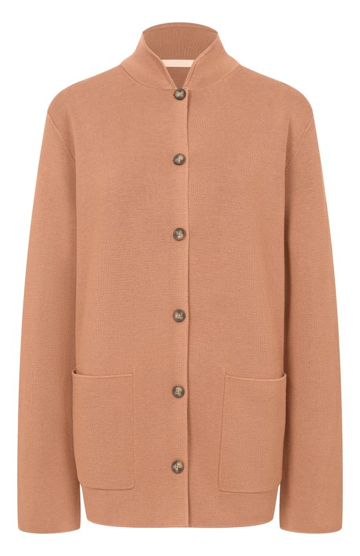 Жакет из шелка и хлопка 12 STOREEZ 136935 Бежевый 136935