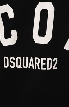 Мужской хлопковое худи DSQUARED2 черного цвета, арт. S79GU0116/S25516 | Фото 5 (Рукава: Длинные; Длина (для топов): Стандартные; Принт: С принтом; Мужское Кросс-КТ: Худи-одежда; Материал сплава: Проставлено; Материал внешний: Хлопок; Стили: Спорт-шик; Драгоценные камни: Проставлено)