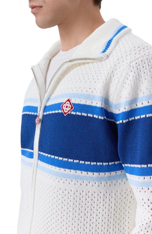 Кардиган Casablanca M-SS26-KW-1303-01 Белый  M-SS26-KW-1303-01 Фото 5