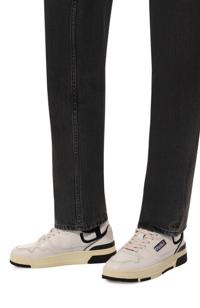 Кожаные кеды clc AUTRY белого цвета по цене 22500 руб., арт. A1UNR0LMMM04, фото 3 Кожаные кеды clc AUTRY, арт. A1UNR0LMMM04, фото 3