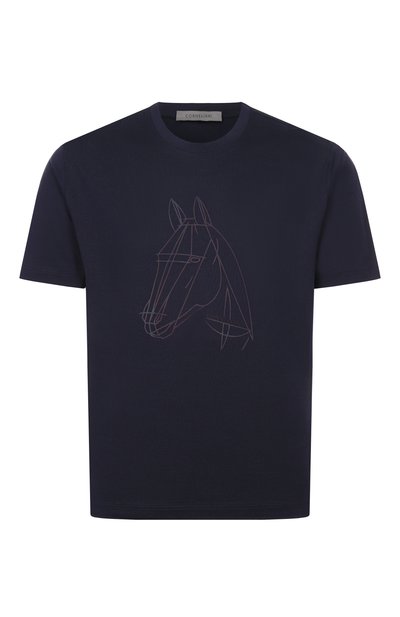 Мужская хлопковая футболка CORNELIANI, арт. 27G593/2725051