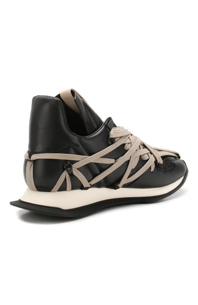Кожаные кроссовки maximal runner RICK OWENS, арт. RR20S7813/LNWW1, фото 4