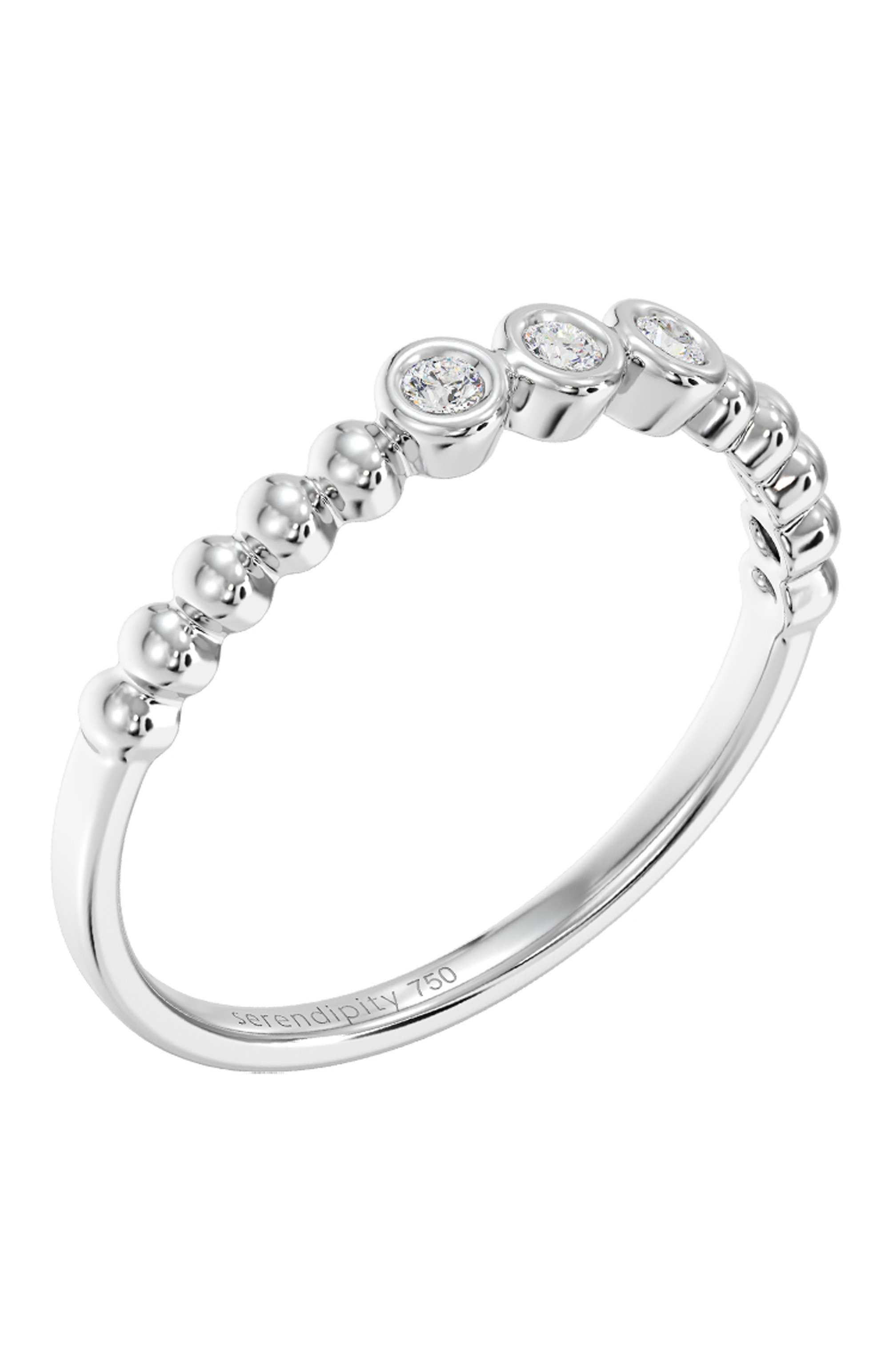 Кольцо SERENDIPITY бесцветного цвета по цене 132250 руб., арт. EJR0037W, фото 1 Кольцо SERENDIPITY, арт. EJR0037W, фото 1