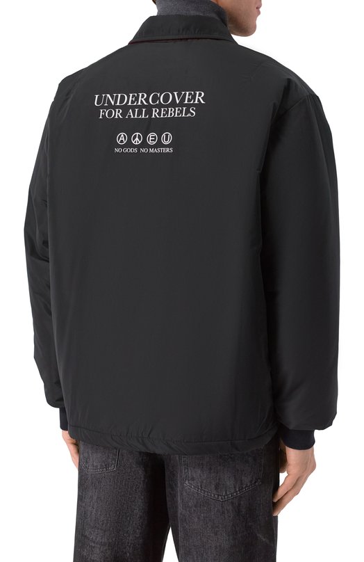 Утепленная куртка-рубашка Undercover UP2E4206 Чёрный  UP2E4206 Фото 4
