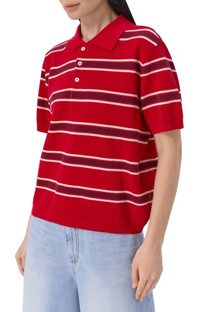 Хлопковое поло DUNST, арт. UDSW6B122R2_001, фото 3