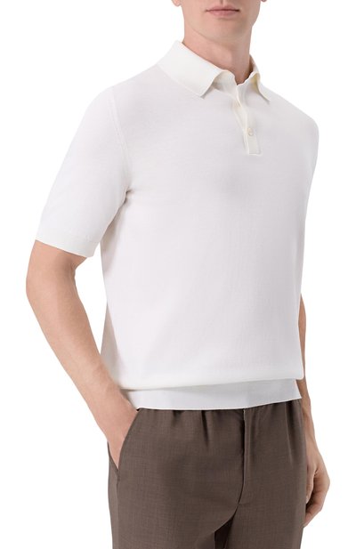 Поло из хлопка и шелка MVST, арт. M26.CSM.K424/50% C0TT0N 50% SILK, фото 3