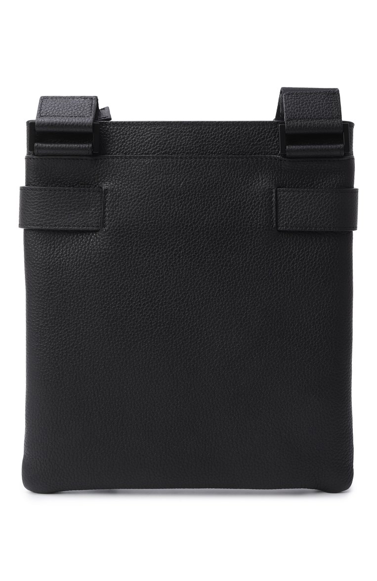 Мужская сумка FERRAGAMO черного цвета, арт. 241624/775173 | Фото 5 (Материал: Натуральная кожа; Ремень/цепочка: На ремешке; Размер: medium)