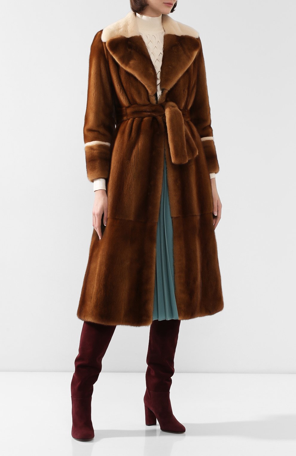 Шуба из норки FENDI, арт. FNF93F A3UE, фото 2