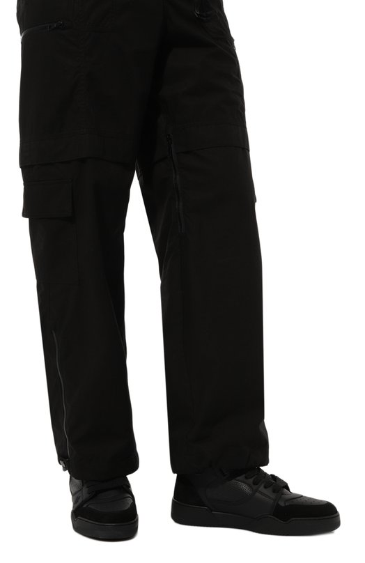 Кожаные кеды Spiker Dsquared2 SNM0371/23807617 Чёрный  SNM0371/23807617 Фото 3