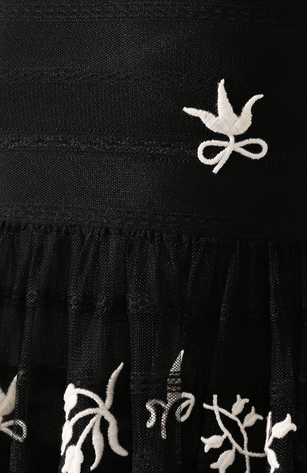 Платье REDVALENTINO черно-белого цвета по цене 89150 руб., арт. TR3VA11M/4T6, фото 5 Платье REDVALENTINO, арт. TR3VA11M/4T6, фото 5