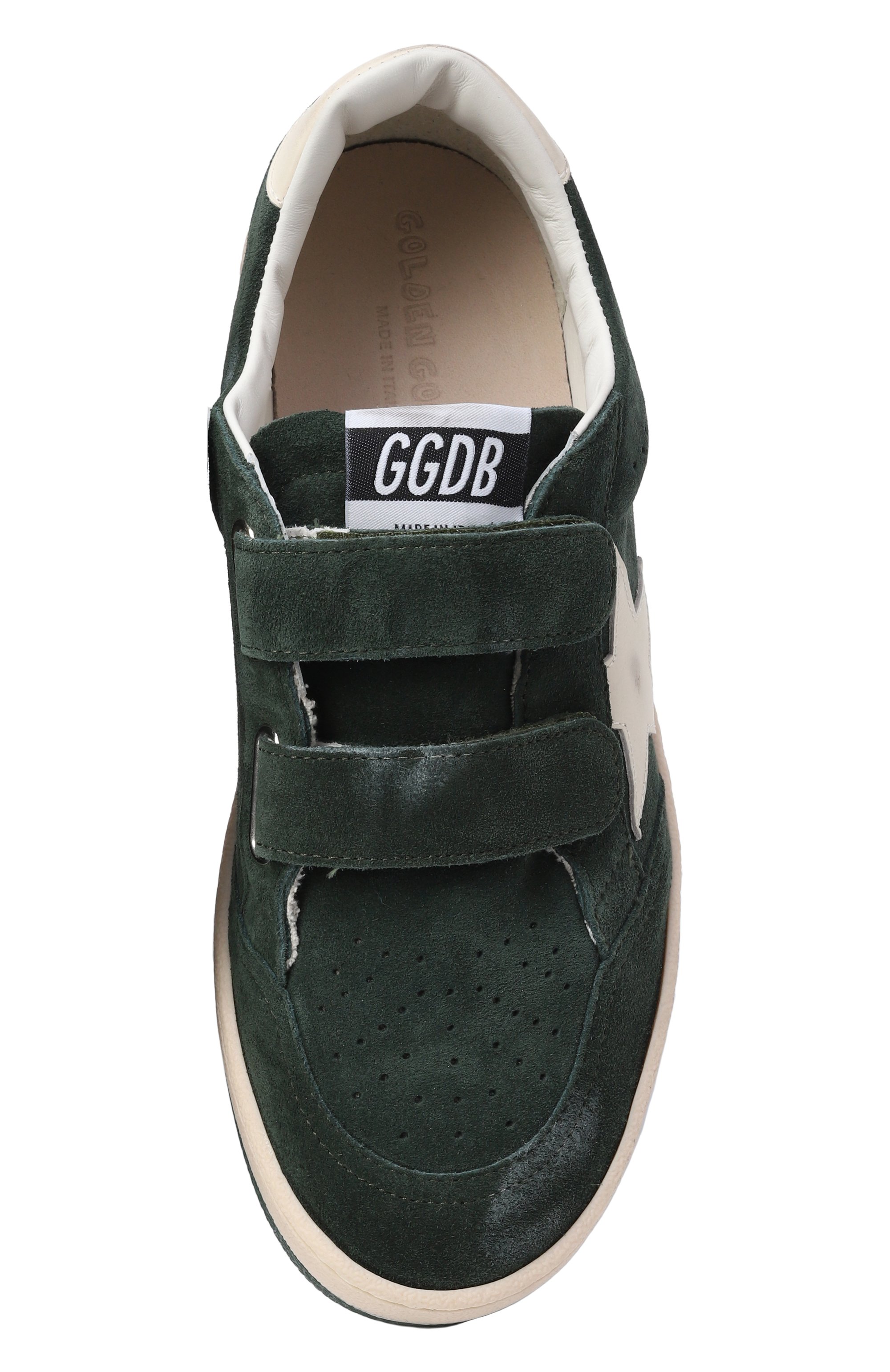 Замшевые кеды ball star GOLDEN GOOSE DELUXE BRAND, арт. GTF00501.F008055, фото 4