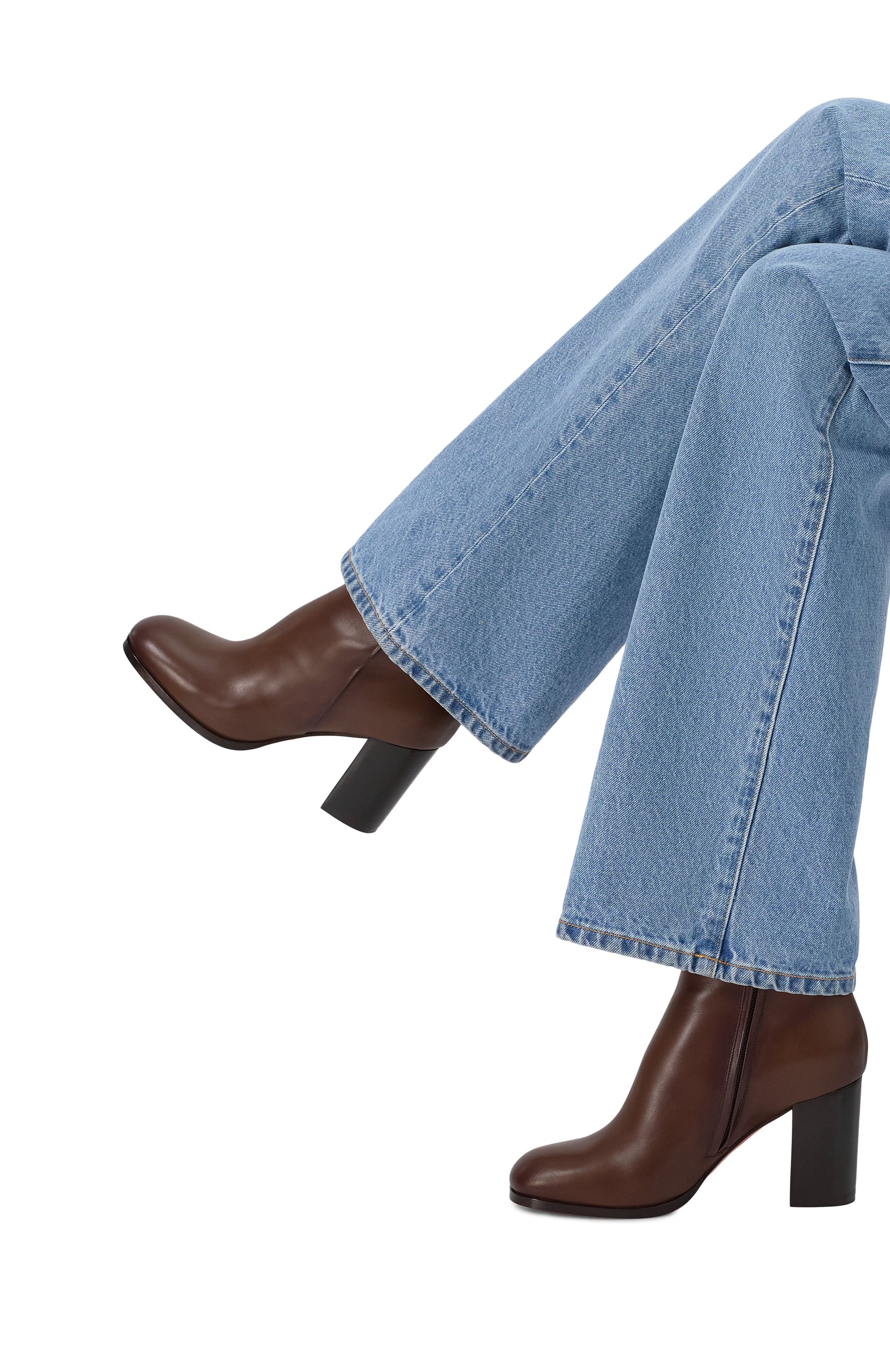 Кожаные ботильоны SANTONI, арт. WTNG71742HI3HDYL, фото 2