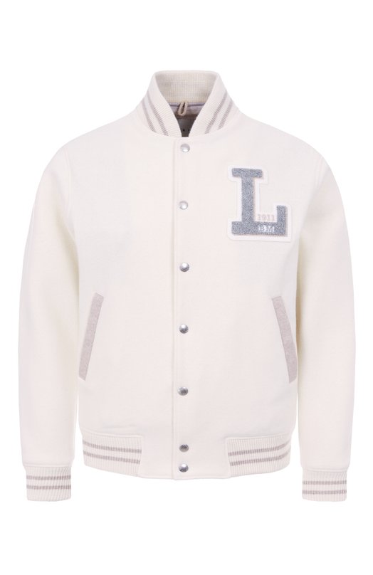 Шерстяной бомбер L.B.M. 1911 9379/55700 Кремовый 9379/55700