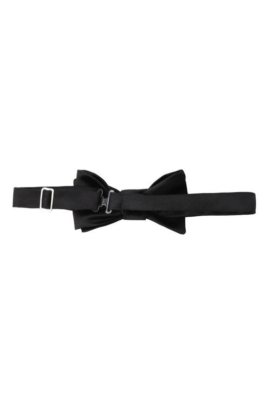 Галстук-бабочка из хлопка и шелка Brunello Cucinelli MR813S008 Чёрный  MR813S008 Фото 3