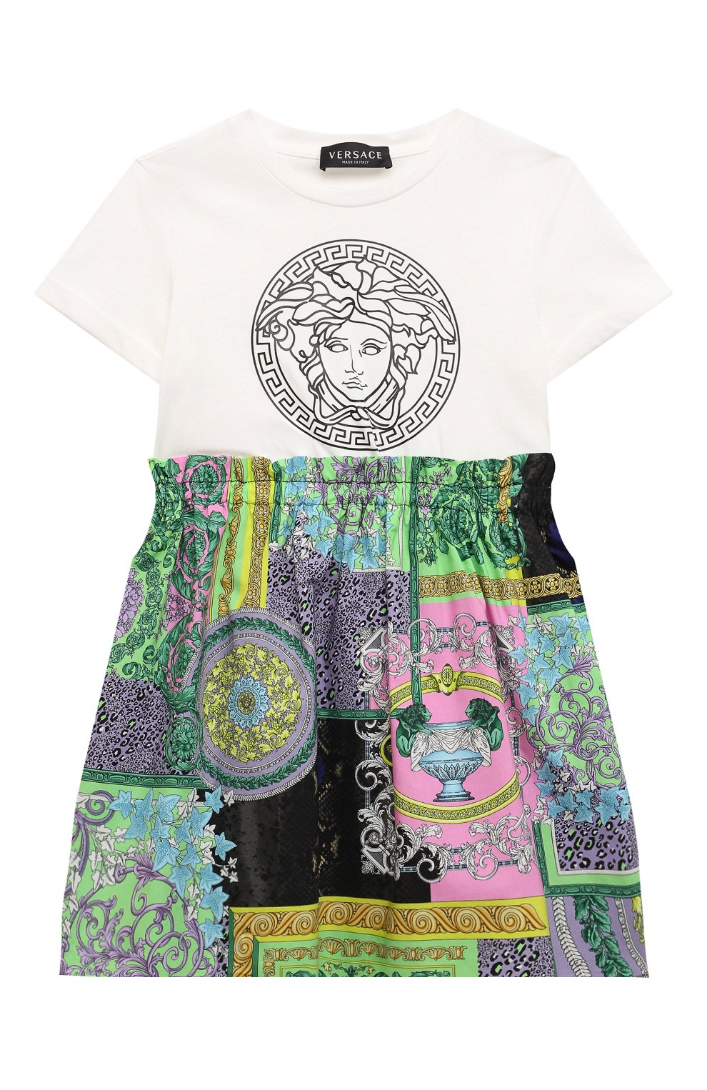 Хлопковое платье VERSACE, арт. 1000327/1A00337/4A-6A, фото 1