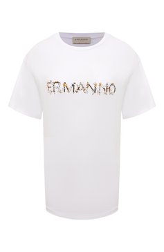 Хлопковая футболка ERMANNO FIRENZE, арт. D42EL037, фото 1