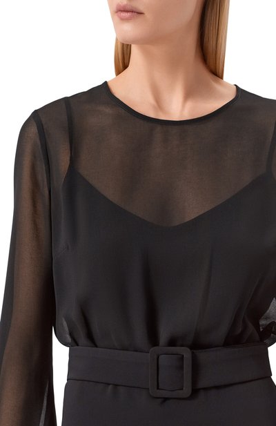 Блузка P.A.R.O.S.H. черного цвета по цене 62100 руб., арт. D313334/PANTY26, фото 5 Блузка P.A.R.O.S.H., арт. D313334/PANTY26, фото 5