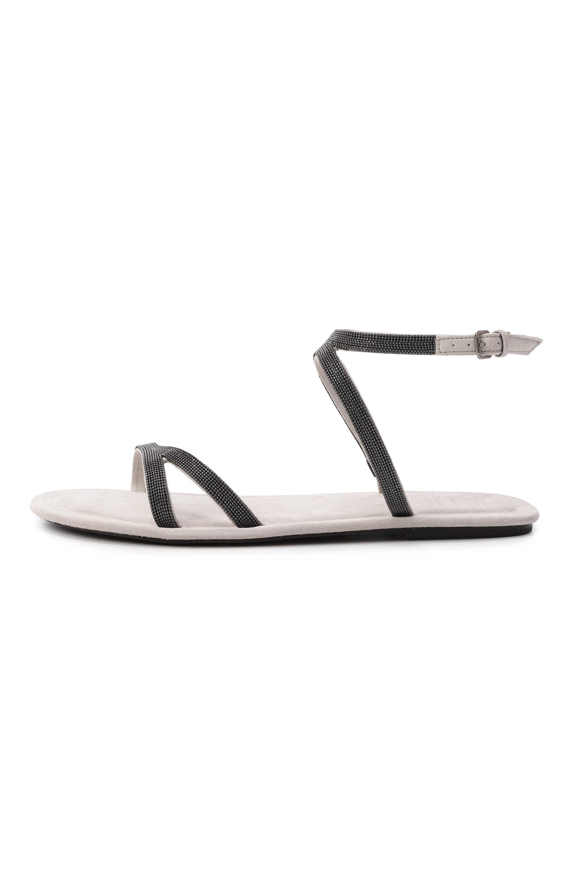 Замшевые сандалии BRUNELLO CUCINELLI, арт. MZSFC2889, фото 4