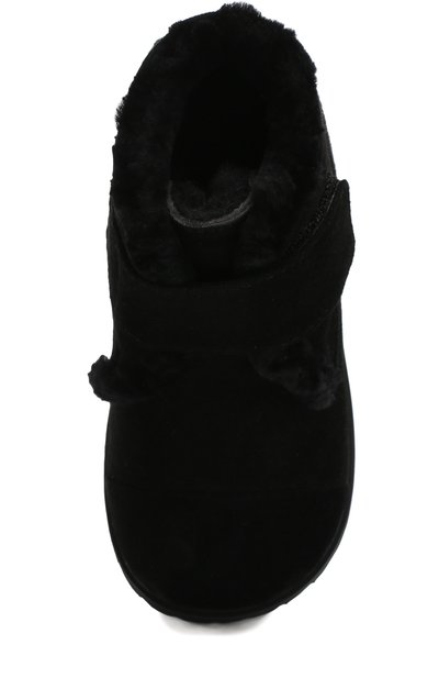 Замшевые ботинки с застежкой велькро и внутренней меховой отделкой AGE OF INNOCENCE черного цвета по цене 14600 руб., арт. 000024/Z0EY 2.0/27-33, фото 4 Замшевые ботинки с застежкой велькро и внутренней меховой отделкой AGE OF INNOCENCE, арт. 000024/Z0EY 2.0/27-33, фото 4