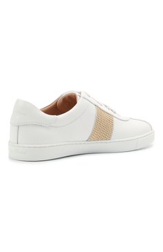 Кожаные кеды GIANVITO ROSSI, арт. S25380.W1WHT.CSUBIBI, фото 1