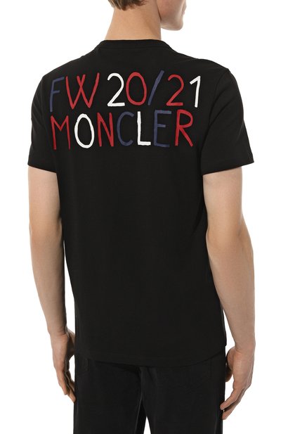 Хлопковая футболка MONCLER GENIUS, арт. 8C714-10-8390T, фото 4