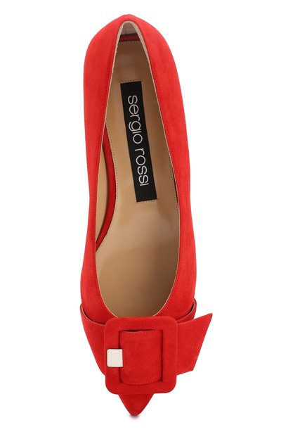 Замшевые балетки SERGIO ROSSI, арт. A86530-MCAZ01, фото 5