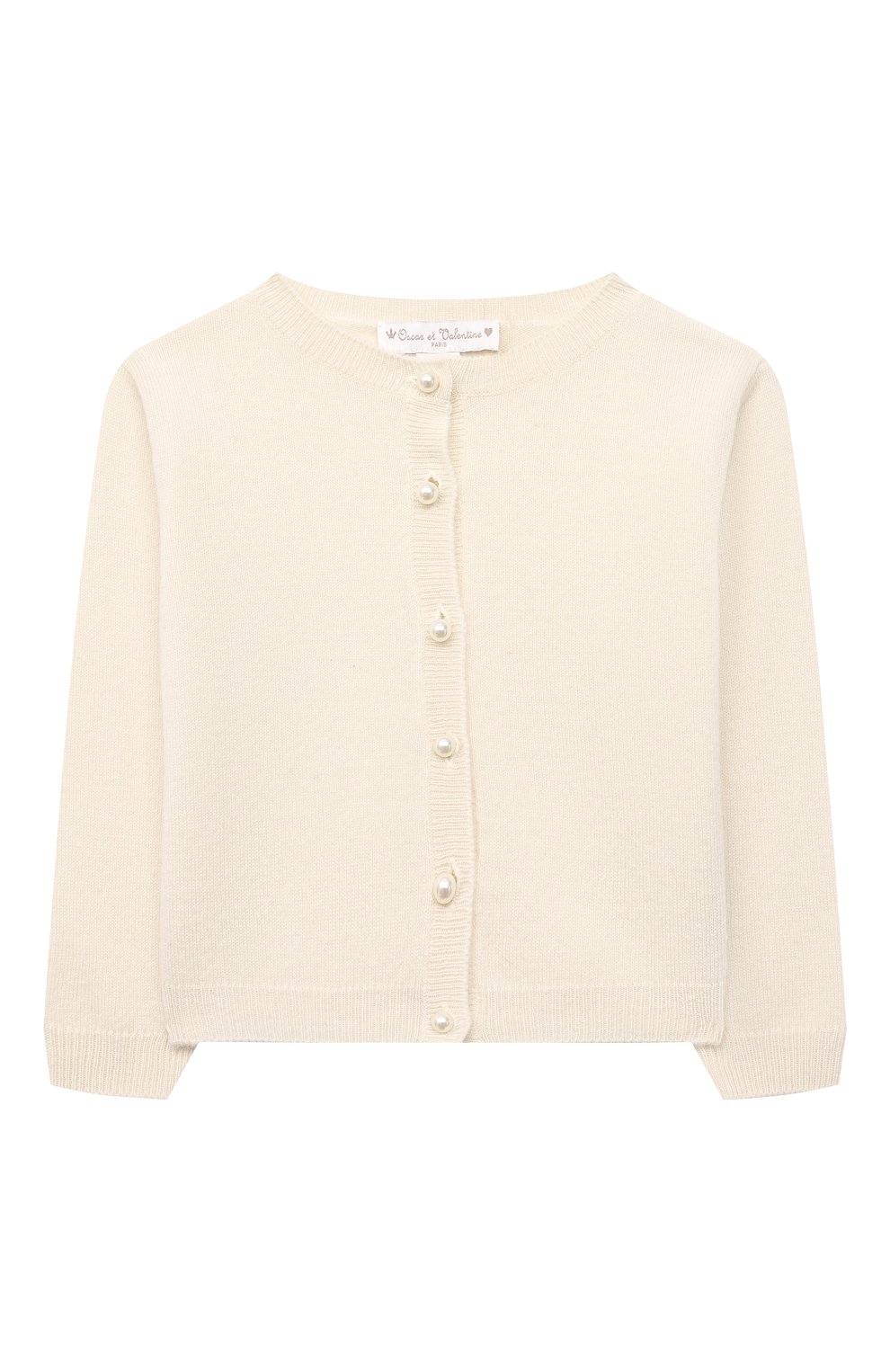 Кашемировый кардиган OSCAR ET VALENTINE, арт. CAR01PEARLL, фото 1