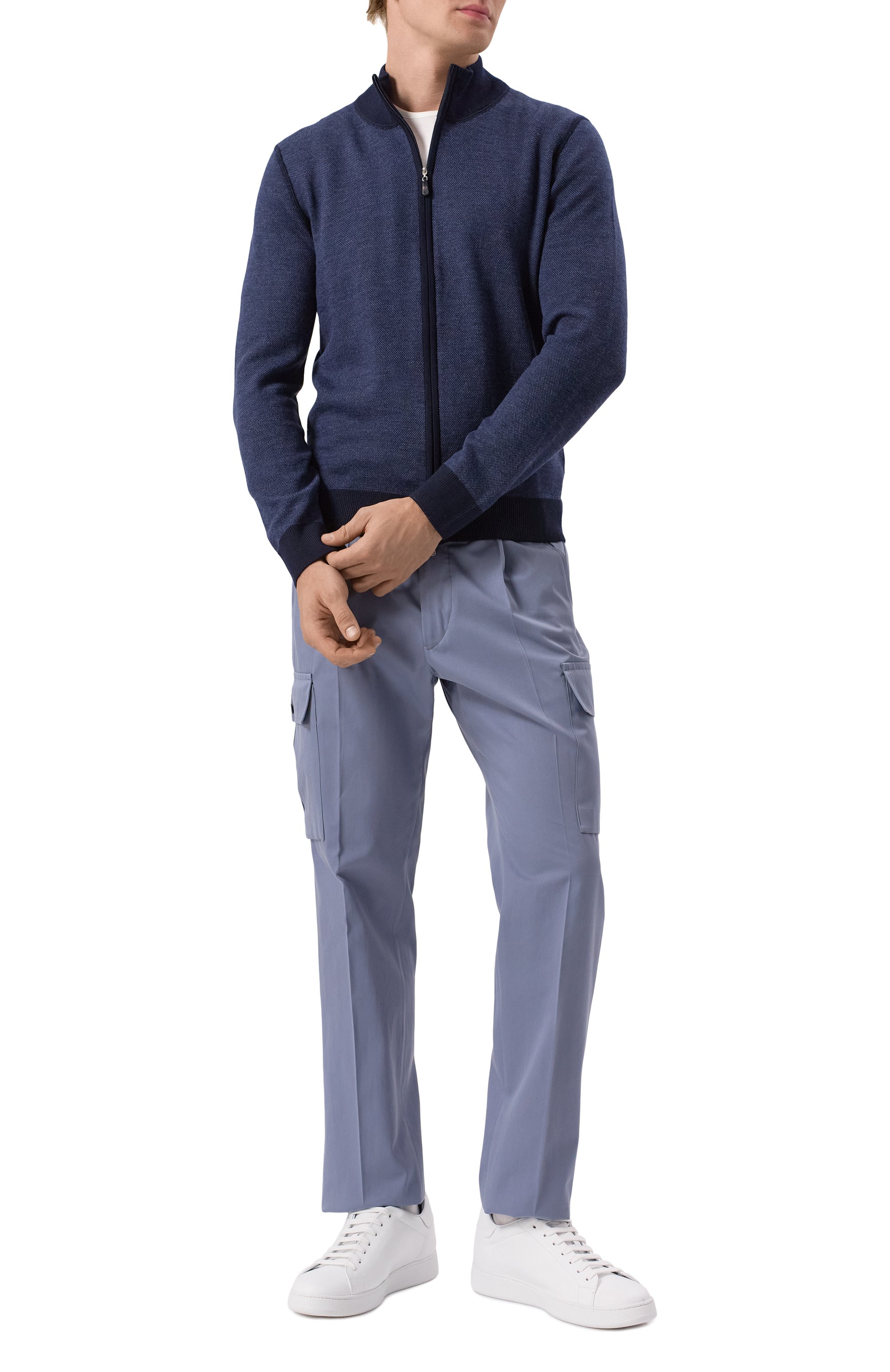 Хлопковые брюки-карго KITON, арт. UPN05K0647E04, фото 2