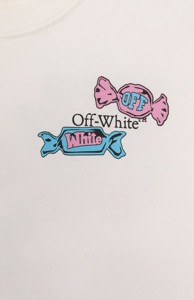 Хлопковая футболка OFF-WHITE, арт. 0GAA001S25JER004/4-12, фото 3