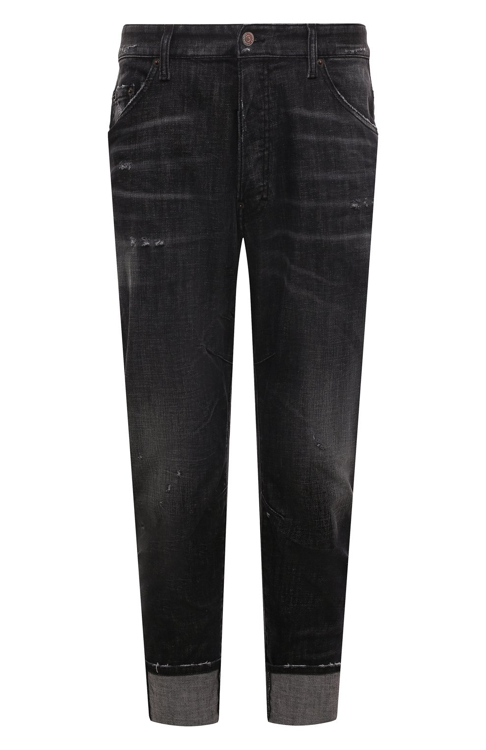 Джинсы DSQUARED2 черного цвета по цене 65500 руб., арт. S71LB1141/S30357, фото 1 Джинсы DSQUARED2, арт. S71LB1141/S30357, фото 1