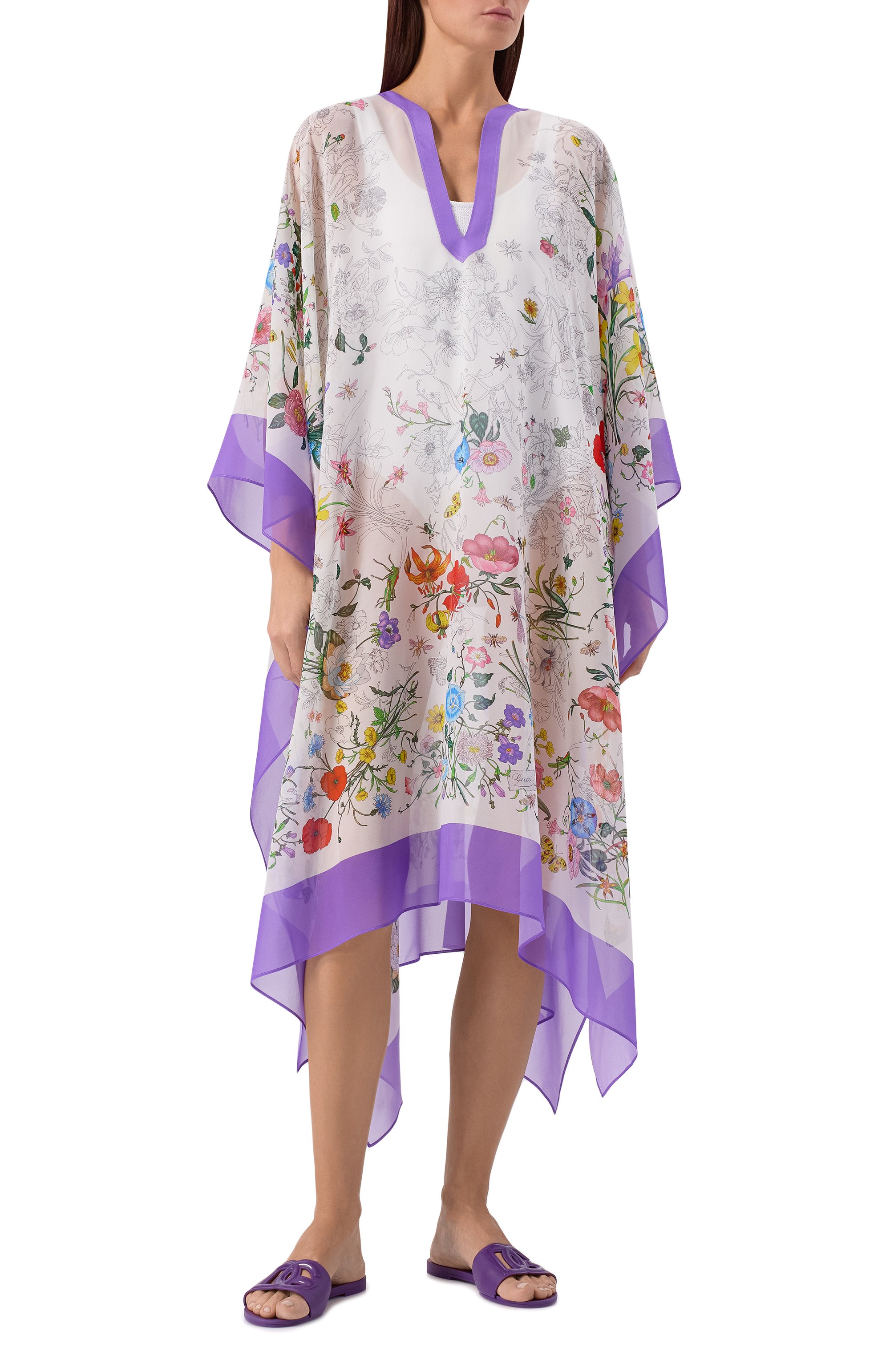 Шелковая туника GUCCI, арт. 827658/3GA0Q, фото 2