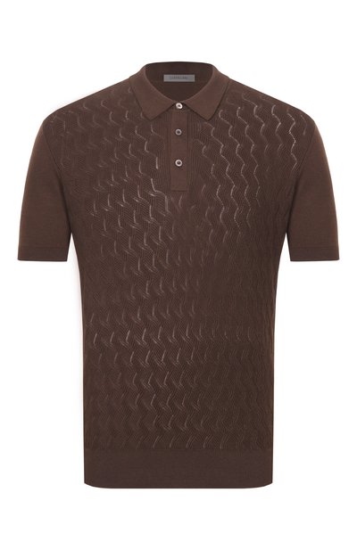 Мужская поло из шелка и хлопка CORNELIANI, арт. 27M554/2725167