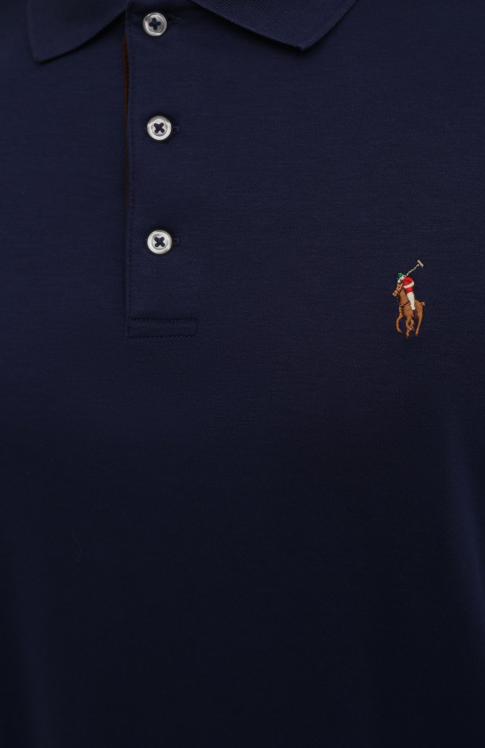 Хлопковое поло с длинными рукавами POLO RALPH LAUREN, арт. 710671785, фото 5