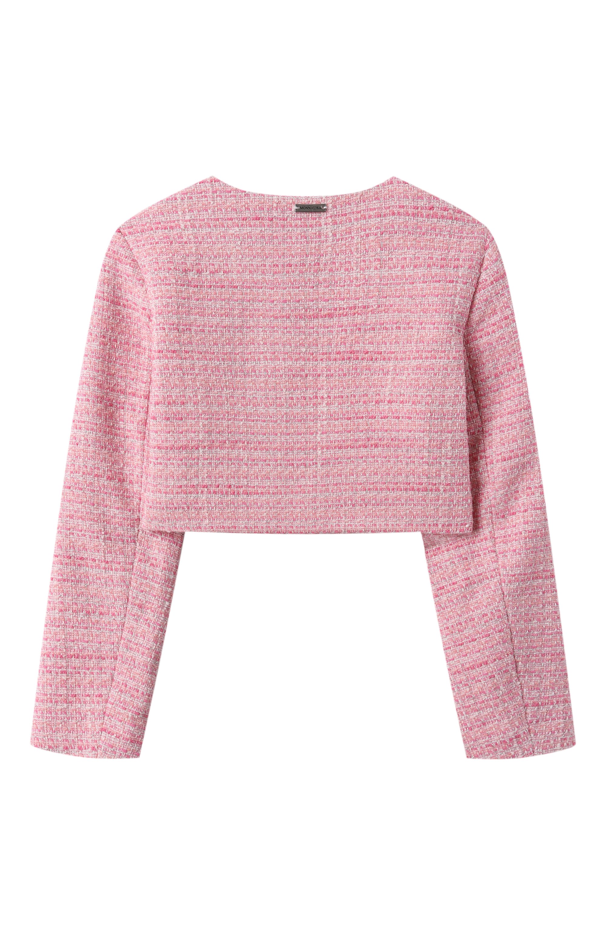 Твидовый жакет MONNALISA, арт. 71E103, фото 2