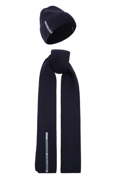 Комплект из шапки и шарфа EMPORIO ARMANI, арт. EB001610/AF27315