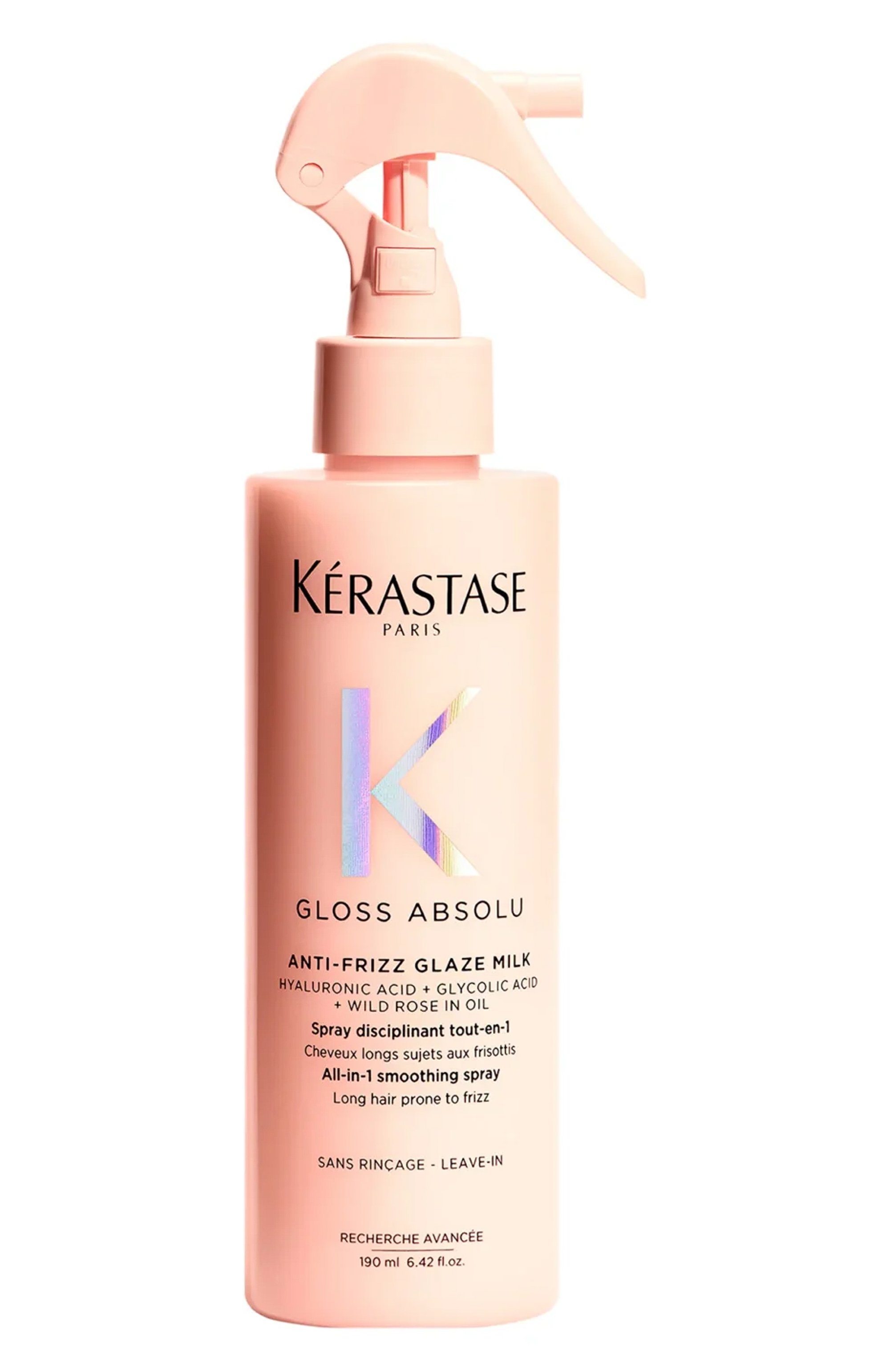 Cпрей для волоc gloss absolu glaze protecting spray (190ml) KERASTASE бесцветного цвета по цене 9500 руб., арт. 3474637283445, фото 1 Cпрей для волоc gloss absolu glaze protecting spray (190ml) KERASTASE, арт. 3474637283445, фото 1