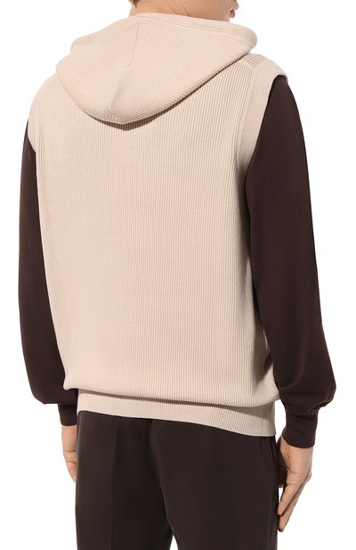 Хлопковый жилет BRUNELLO CUCINELLI, арт. M2920B2308, фото 4
