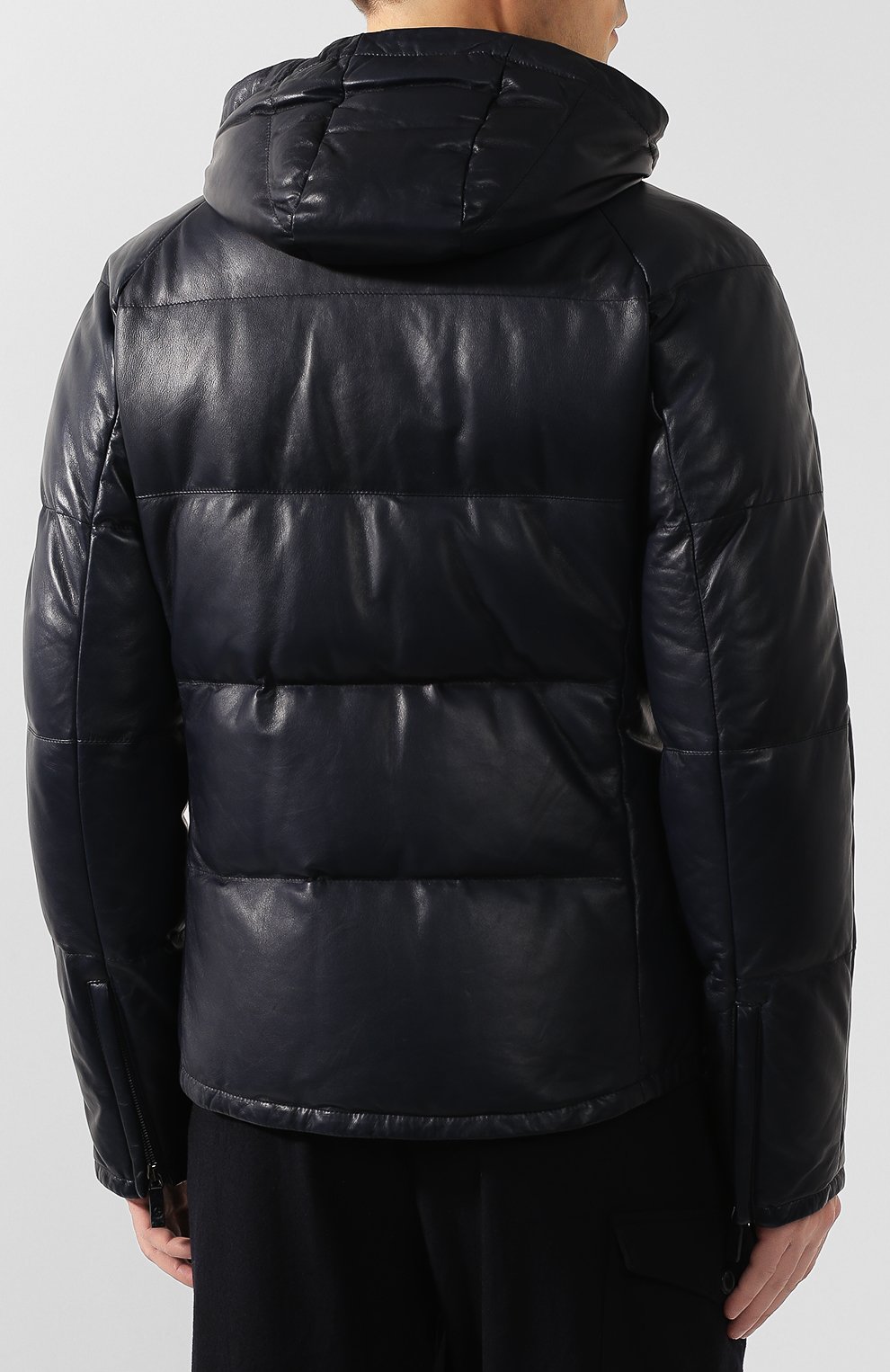 Кожаный пуховик GIORGIO ARMANI, арт. 5SR50P/5SP50, фото 4